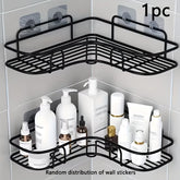 Rustproof Corner Shower Shelf | Wall Mounted Bathroom Storage Rack | No Drill Bathroom Organizer