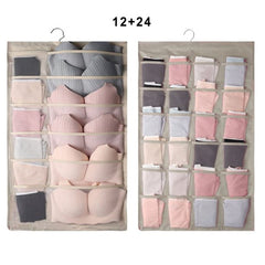 36 Grids Hanging Wardrobe Underwear Garments Organizer