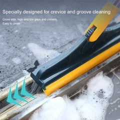 2in1 Floor Scrub Brush with Wiper