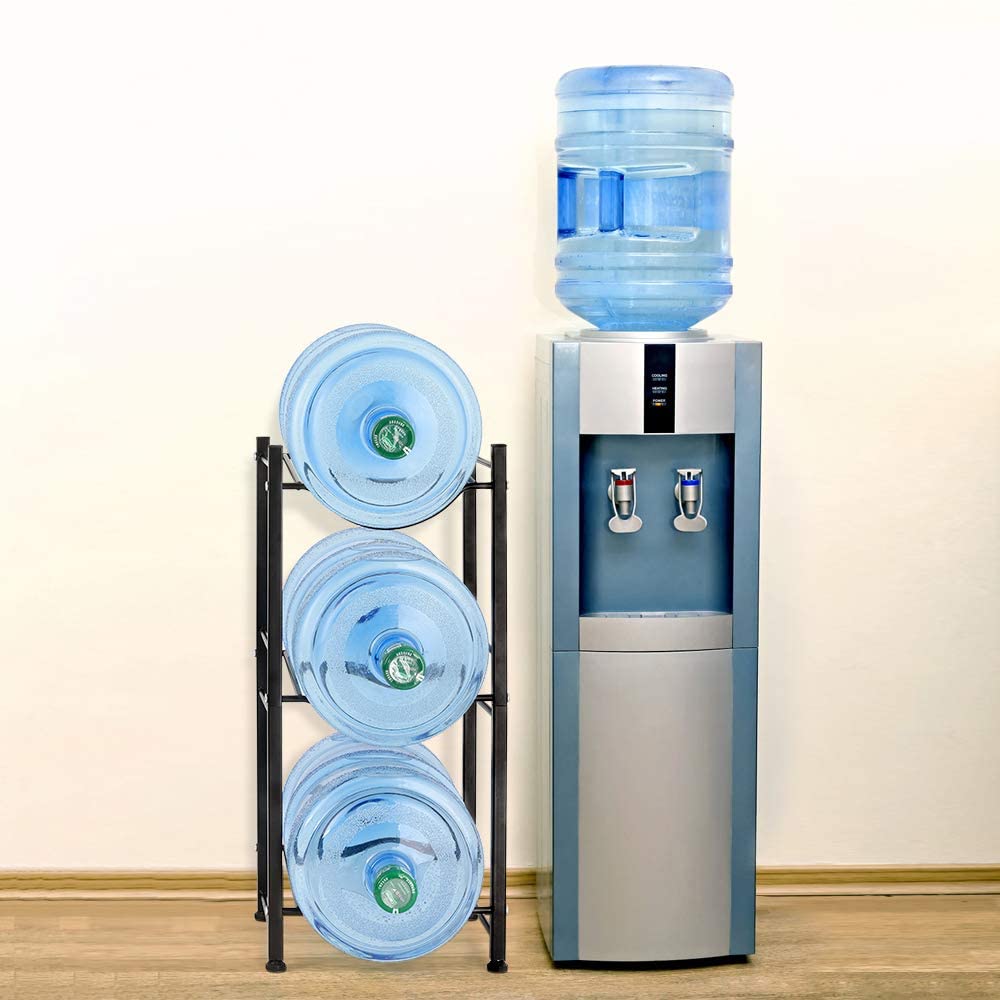 5 Gallon Water Bottle Stand, Metal Water Bottle Holder Storage Rack