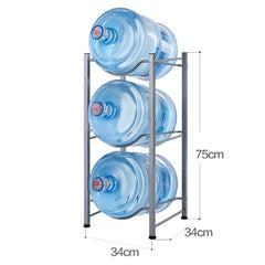 5 Gallon Water Bottle Stand, Metal Water Bottle Holder Storage Rack