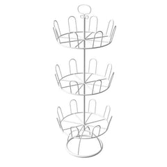 Shoe Rack Outdoor Balcony Iron Metal Rotary Slipper Rack Floor Type Multifunctional Shoe Rack