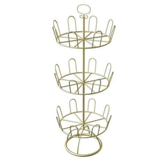 Shoe Rack Outdoor Balcony Iron Metal Rotary Slipper Rack Floor Type Multifunctional Shoe Rack