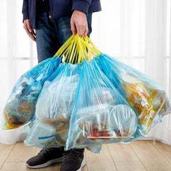 75 PCS x Drawstring Garbage Bag, Disposable Strong Thicken Trash Bag