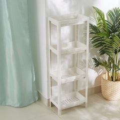 4- Tier Cart,  Multi-purpose Storage Shelf, Bathroom Organizer Stand
