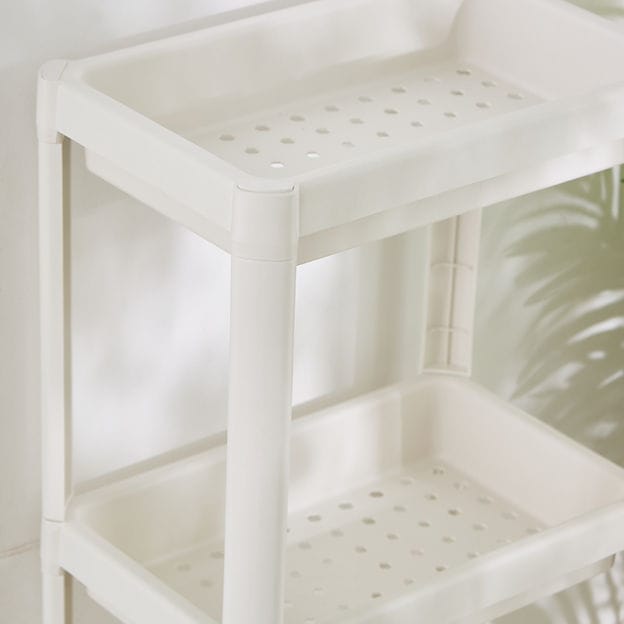 4- Tier Cart,  Multi-purpose Storage Shelf, Bathroom Organizer Stand