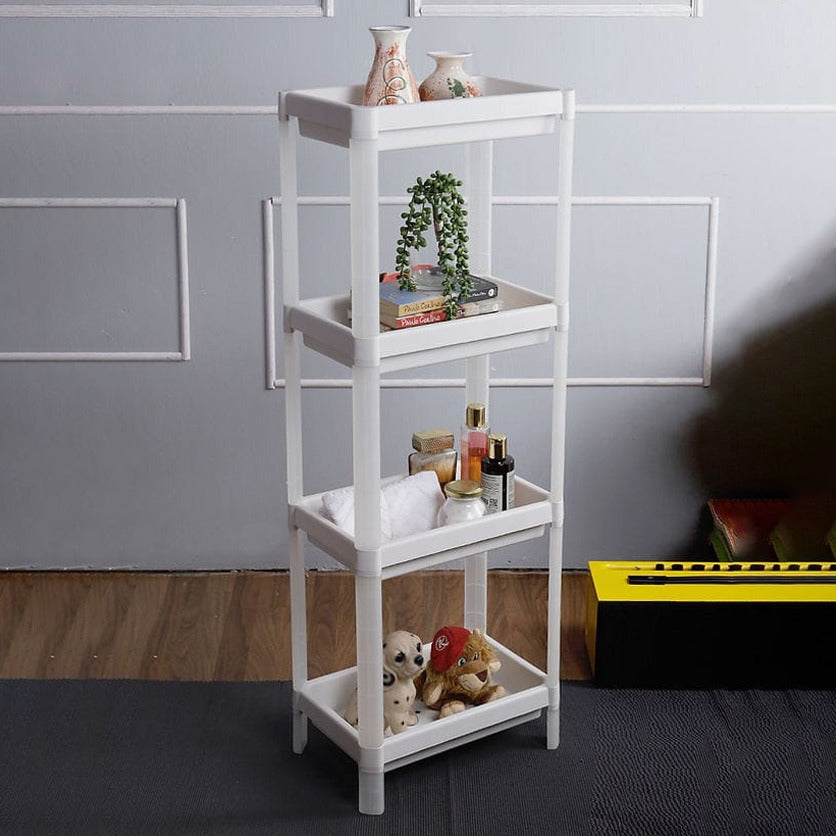 4- Tier Cart,  Multi-purpose Storage Shelf, Bathroom Organizer Stand