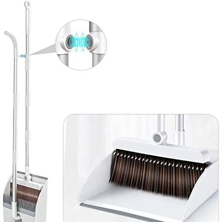 Magnetic Household Broom with Dustpan