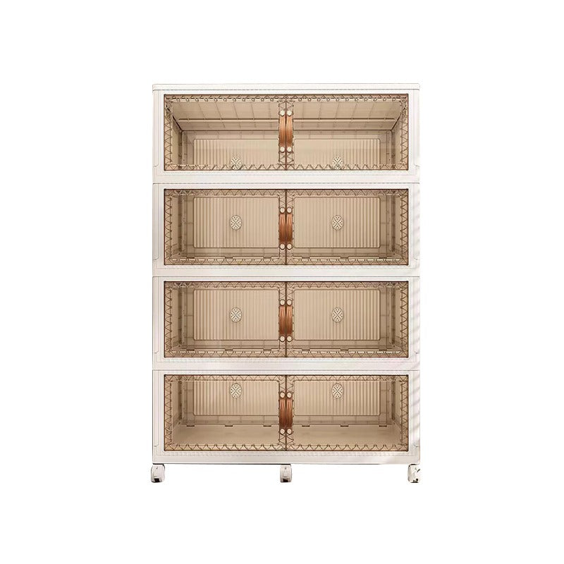 Wardrobe Storage Cabinet, Multi-purpose Shelf Rack, Household Closet Organizer Containers