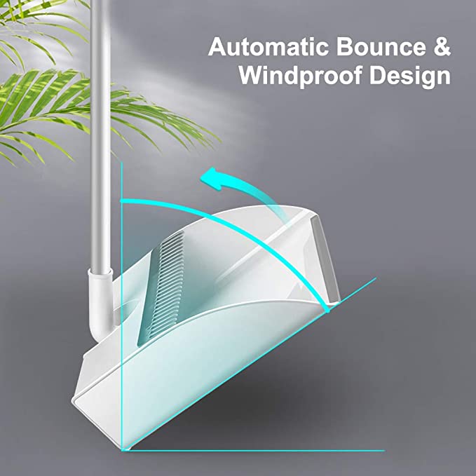Magnetic Household Broom with Dustpan