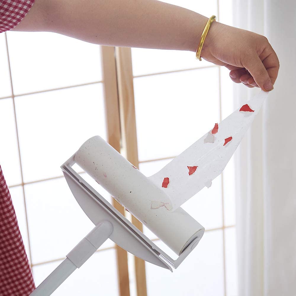 Sticky Mop with Sticky Paper Roller 60 Sheets