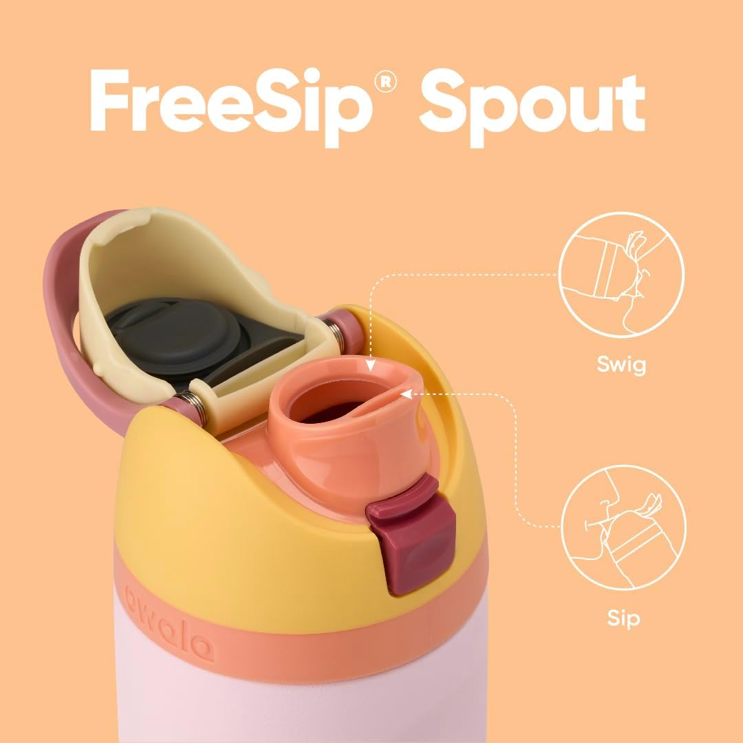 Owala FreeSip Insulated Stainless Steel Water Bottle with Straw, BPA-Free Sports Water Bottle, Great for Travel, 24 Oz, Denim