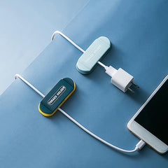 4 Pcs Sticky Hook Plug Holder and Cable Organizer Thread Holder