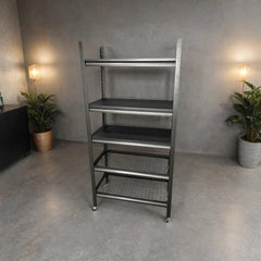 5 -Tier Storage Shelf, Utility Rack, Storage Organizer Stand for Kitchen, Bathroom, Office