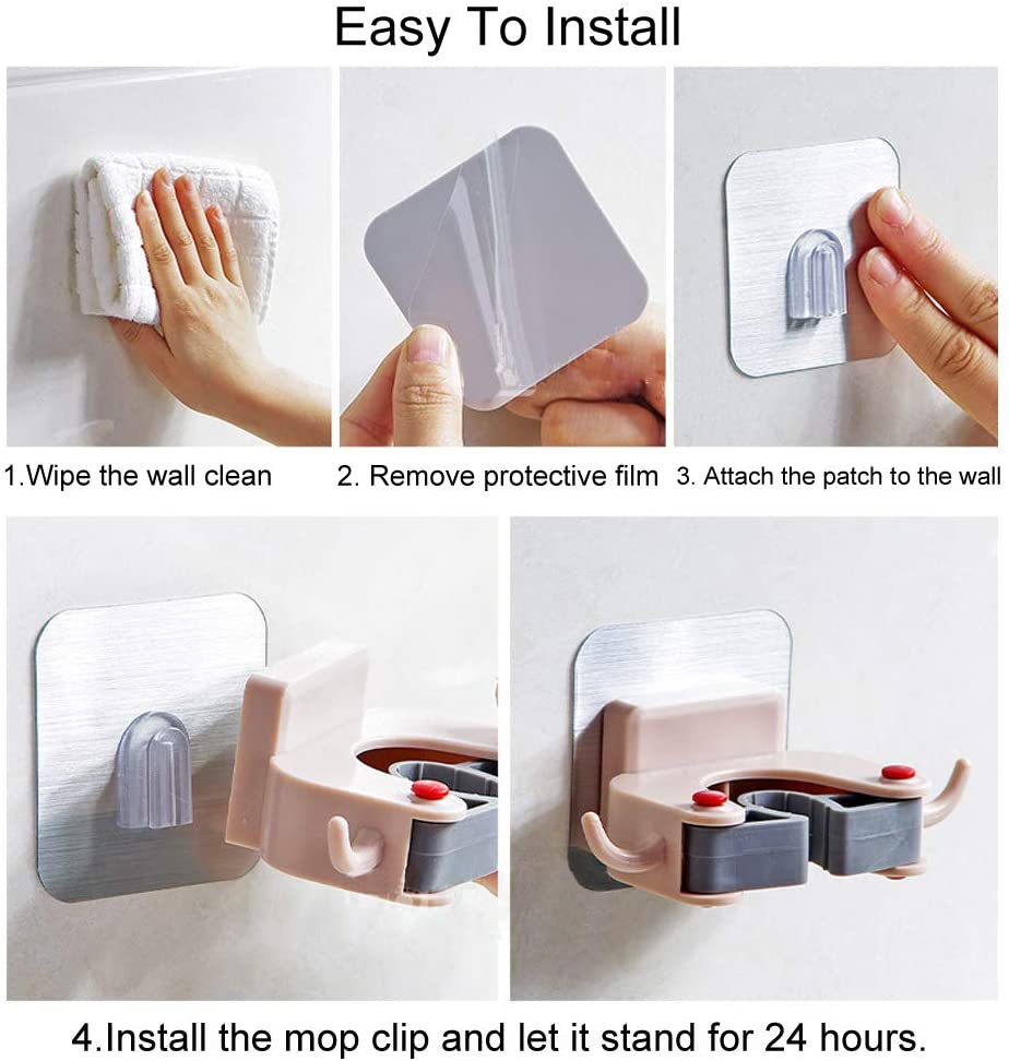 Wall Mount Mop Holder