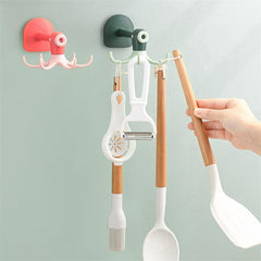 6 Claws 360° Rotatable Punch-Free Wall Mount Octopus Hook