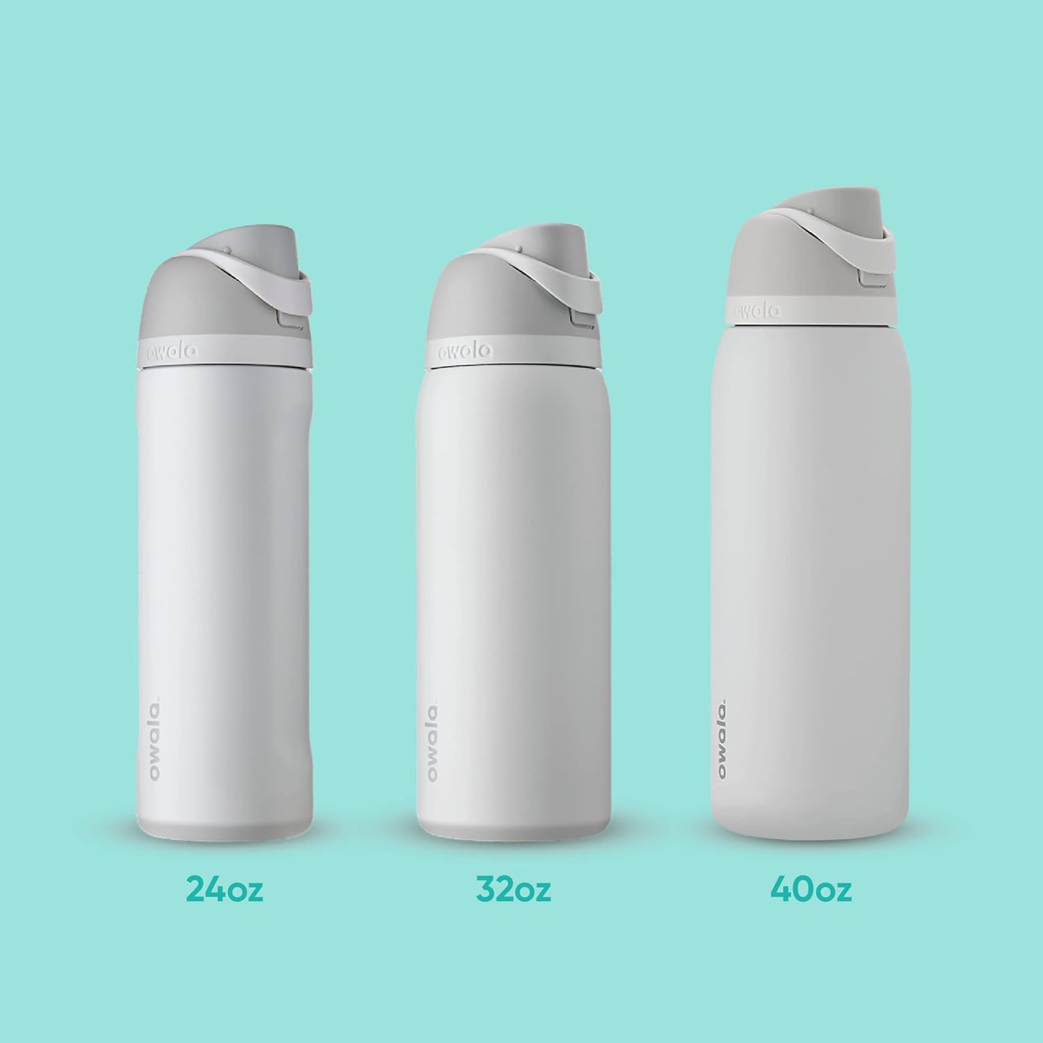 Owala FreeSip Insulated Stainless Steel Water Bottle with Straw, BPA-Free Sports Water Bottle, Great for Travel, 24 Oz, Denim