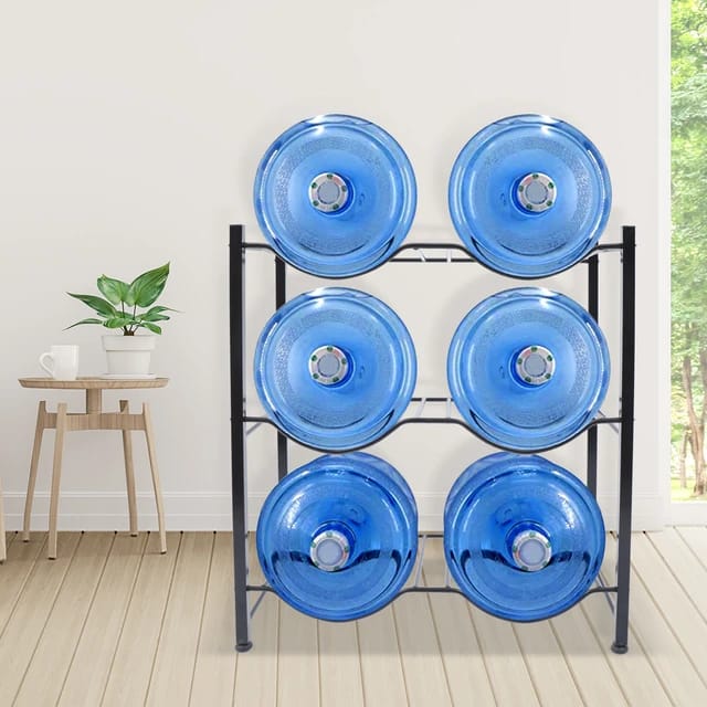 5 Gallon Water Bottle Stand, Metal Water Bottle Holder Storage Rack