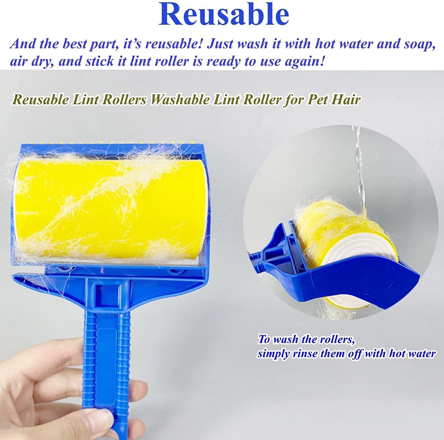 Sticky Buddy Reusable Sticky Picker Upper Roller