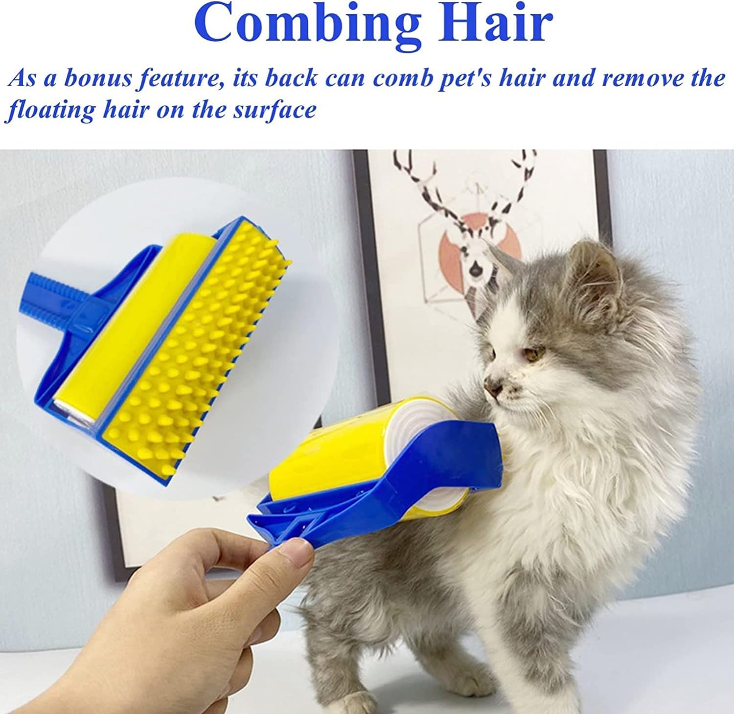 Sticky Buddy Reusable Sticky Picker Upper Roller