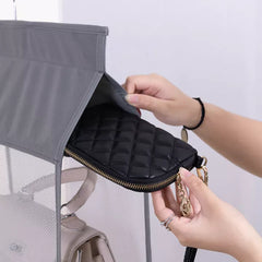Multi Layer Hanging Handbag Wardrobe Organizer