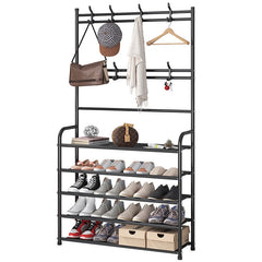 3in1 Multifunctional Hall Tree Shoe Rack with Storage Organizer