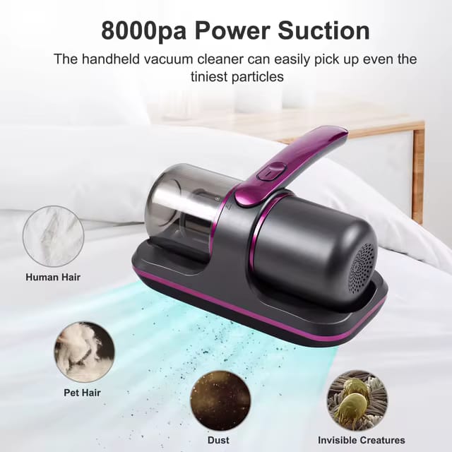 ADMOS Acarid Remover, Handheld Bed Mattress Sofa Vacuum Cleaner, Dust Mite Cleaner