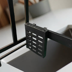 2 Layer Kitchen Dish Drying Rack, Over-the-Sink Dish Drainer, Extendable Dish Rack Organizer Shelf