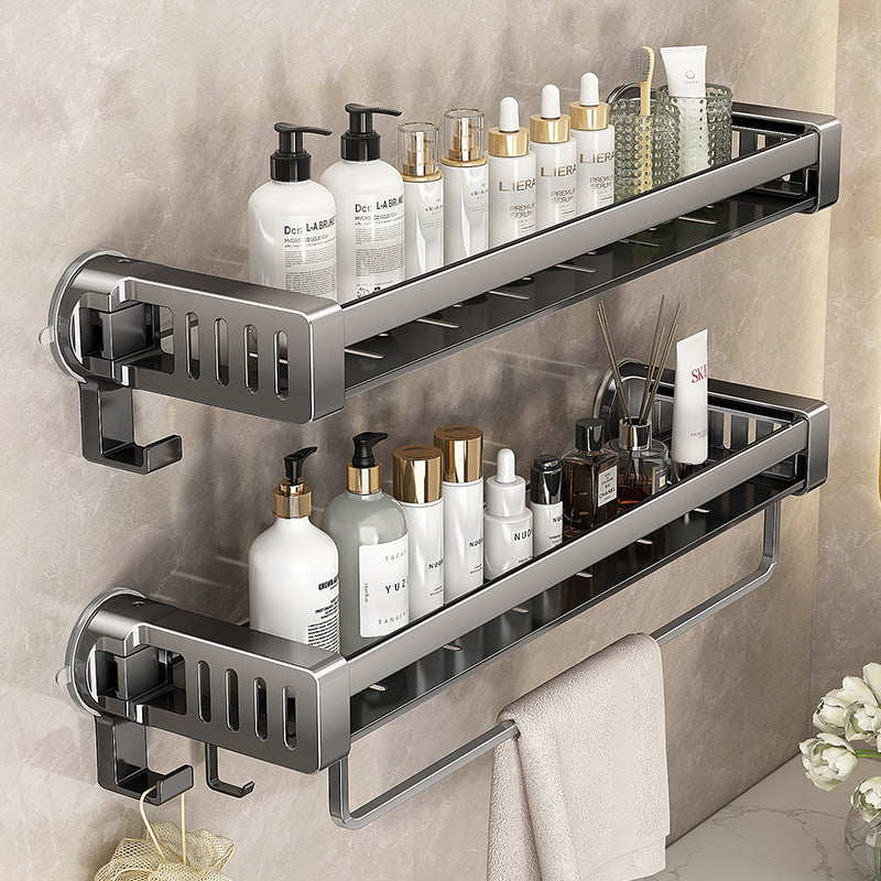 Bathroom shelf rack, Suction Cup Wall Mounted Storage Holder, Shower Shelf Organizer
