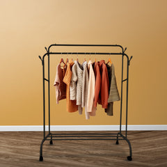 Cloth Organizer Stand, Double Rail Garment Display Rack