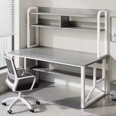 Computer Desk, Creative Study Writing Table, Work Table with Storage Rack