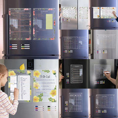 Magnetic Weekly Planner Calendar Sticker for Fridge, Memo Board, Weekly Planner Notice Board