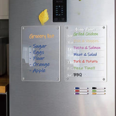 Magnetic Weekly Planner Calendar Sticker for Fridge, Memo Board, Weekly Planner Notice Board