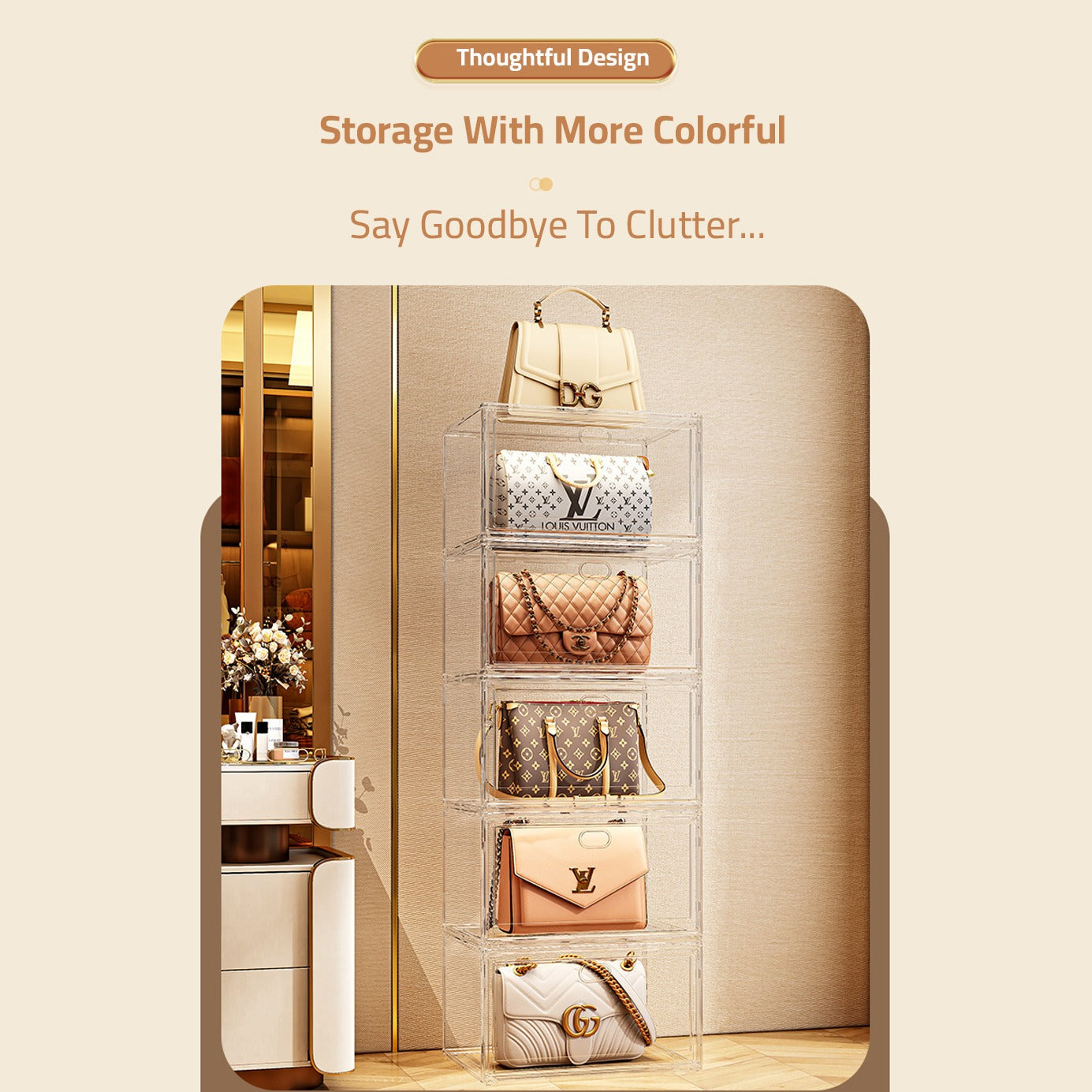 1 Pcs Stackable Transparent Shoe Box Organizer, Multipurpose Display Case, Sneakers Storage Rack
