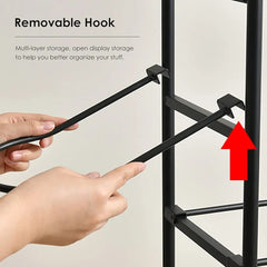 Ball Storage Rack, Basketball Football Volleyball Badminton Racket Storage Stand, Sports Accessories Holder