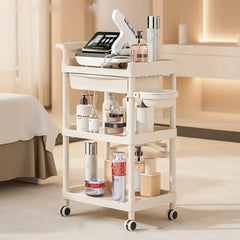 Beauty Salon Trolley, Medical Cart, Multi-layer Spa Storage Organizer Cart