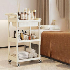 Beauty Salon Trolley, Medical Cart, Multi-layer Spa Storage Organizer Cart