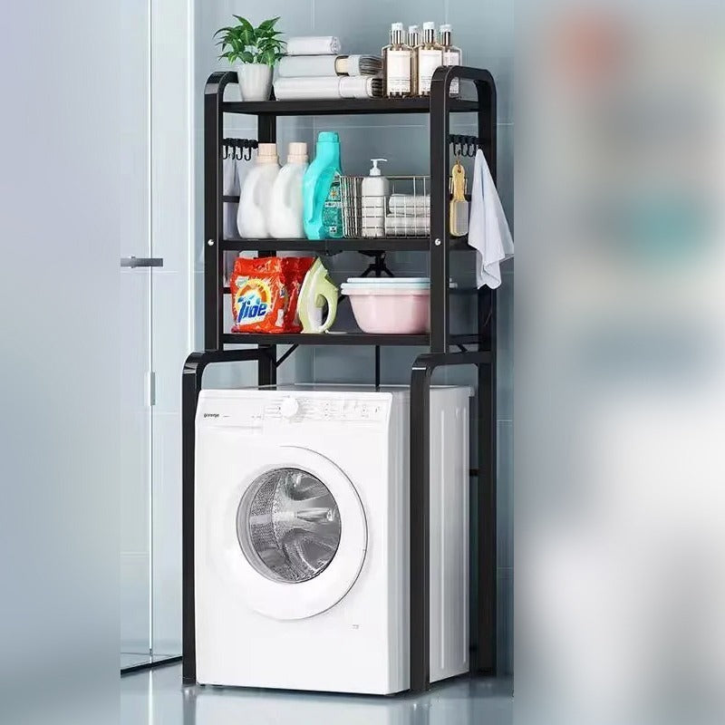 Multi-Layer Laundry Shelf Rack, Washing Machine Storage Organizer Stand