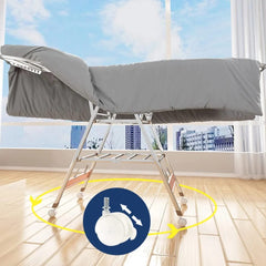 Cloth Drying Rack, Foldable Cloth Rail, Cloth Hanger Laundry Stand