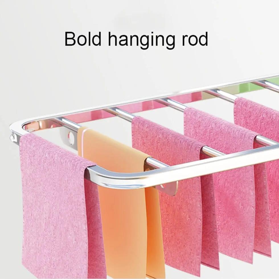 Cloth Drying Rack, Foldable Cloth Rail, Cloth Hanger Laundry Stand