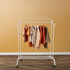 Cloth Organizer Stand, Double Rail Garment Display Rack