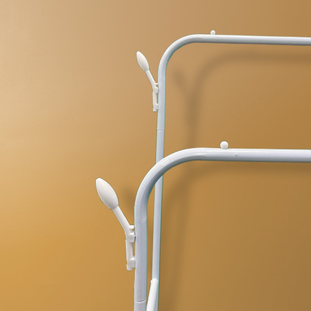 Cloth Organizer Stand, Double Rail Garment Display Rack