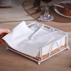 Creative Paper Towel Dispenser, Metal Napkin Holder For Table, Tissue Paper Storage Rack