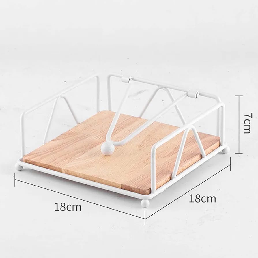 Creative Paper Towel Dispenser, Metal Napkin Holder For Table, Tissue Paper Storage Rack