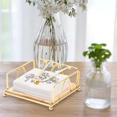 Creative Paper Towel Dispenser, Metal Napkin Holder For Table, Tissue Paper Storage Rack