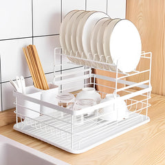 Dish Drying Rack, Countertop Dish Storage Holder, Dish Organizer For Kitchen