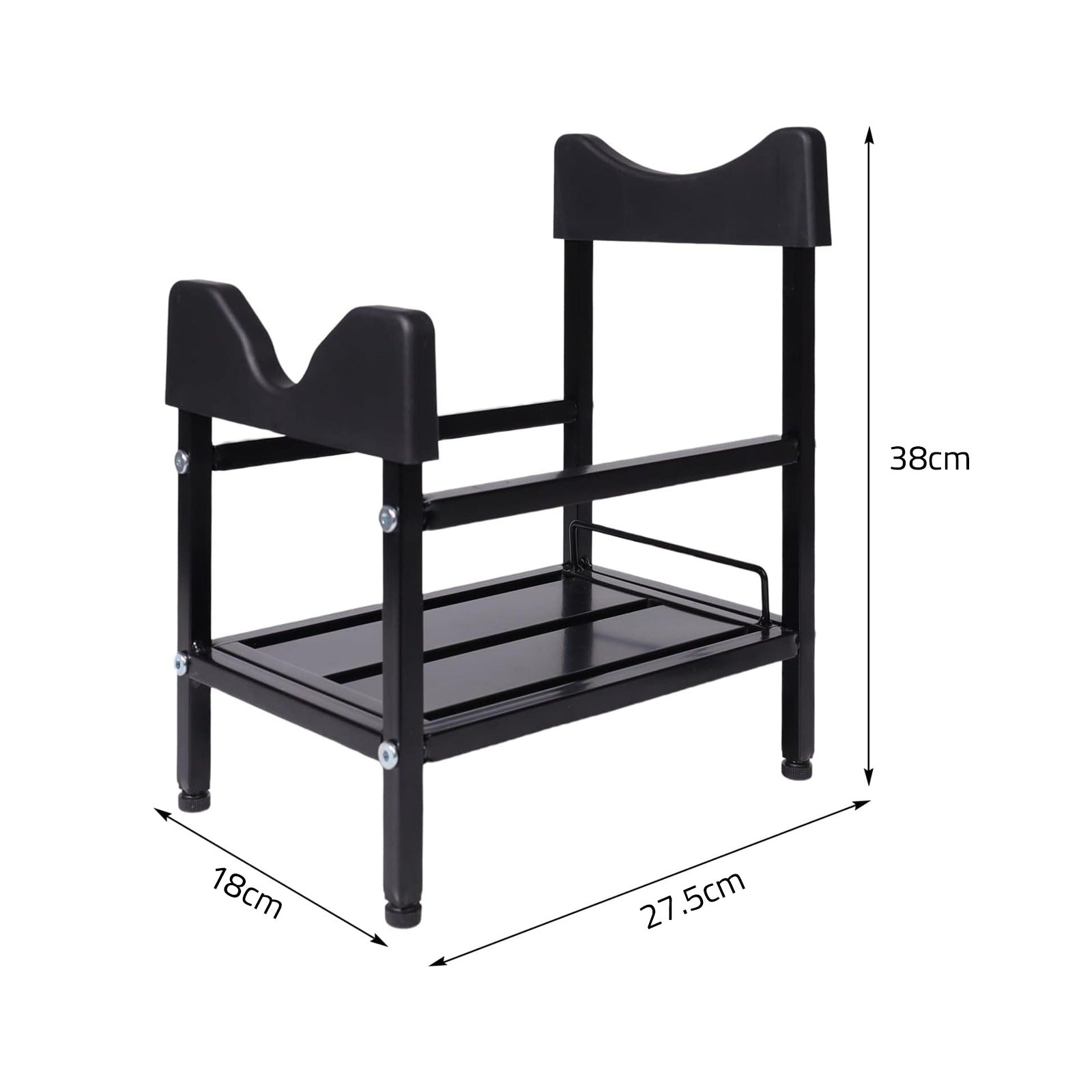 Water Jug Dispenser Stand, 5 Gallon Water Dispenser Holder with Bottle Valve, Bottom Shelf