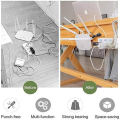 Double Sided Adhesive Wall Hook Hanger Sticker Strip, Long Strip Buckle