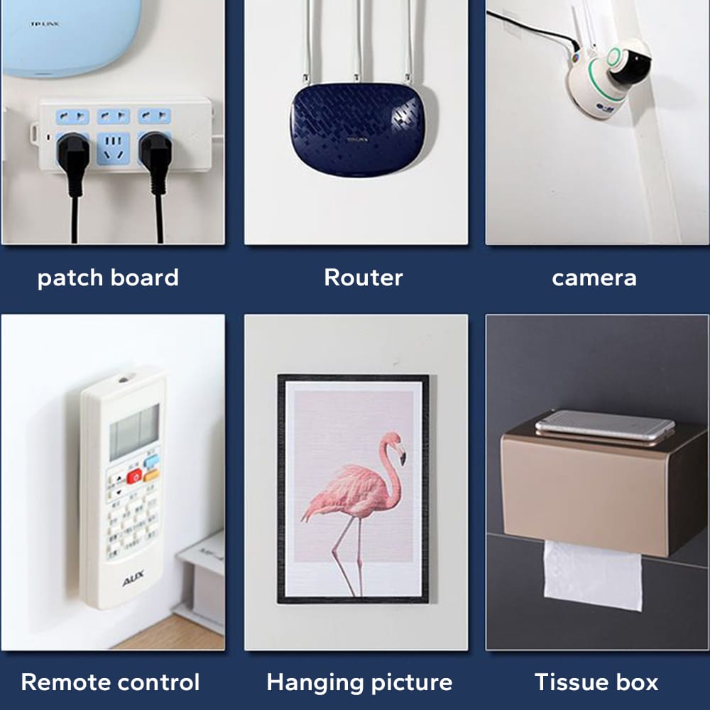 Double Sided Adhesive Wall Hook Hanger Sticker Strip, Long Strip Buckle