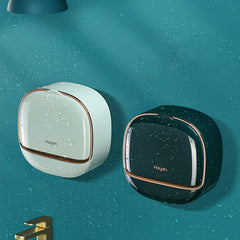 Drainable Wall Mounted Soap Box, Waterproof Soap Holder, Soap Dish Rack